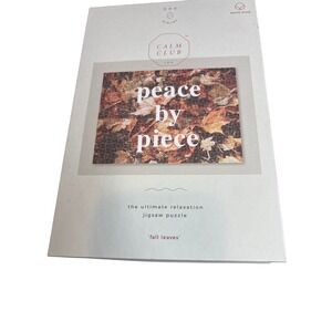 Calm‎ Club London Fall Leaves 500 Piece Jigsaw Puzzle Peace by Piece Relaxation